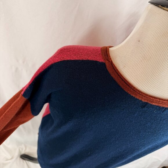 Smartwool Women's Sweater | Pink, Red, Navy | Medium - Picture 8 of 10